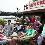 Relaxing on Ha Long Bay.