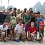 Relaxing on Ha Long Bay, Sun Cruise.