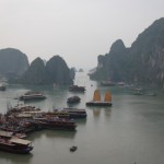 Stunning, beautiful view of Ha Long Bay.