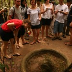 Visting Cu Chi Tunnel.