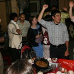Farewell dinner party.
