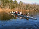 Men’s varsity eight wins in Worcester in spring opener