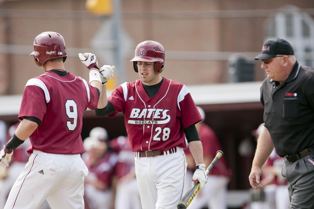web_120401_Baseball_1801 Bates sophomore Griff Tewksbury was the only second baseman named to the All-NESCAC baseball teams, after one of the most productive seasons in team history. (File photo by Phyllis Graber Jensen)
