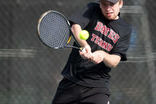 Matt Bettles '13 earned Academic All-District distinction from the College Sports Information Directors of America on May 17, 2013. File photo by Michael Bradley/Bates College.