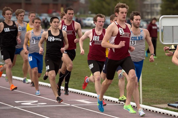 Nick Barron will compete as an individual at the NCAA Championships for the first time this week, racing in the 1,500 meters. File photo by Michael Bradley/Bates College.