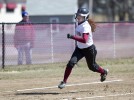 Softball splits doubleheader with Colby in home opener