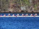 Men’s rowing fourth out of 24 teams at New Englands