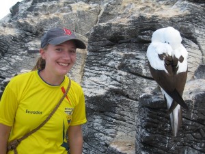 Caroline Barr '11 while on JSA in Ecuador.