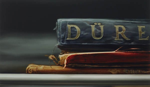 "The Metropolitan Museum of Art Library (Dürer)," a 2006 oil painting by Xiaoze Xie.