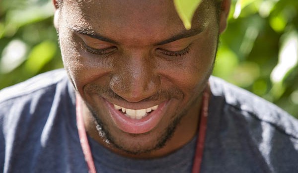 David Longdon ’14, a Bates economics major from Accra, Ghana, spent the summer as a leadership intern with Lots to Gardens, a youth-focused organization in Lewiston that uses sustainable urban agriculture to create access to fresh food.