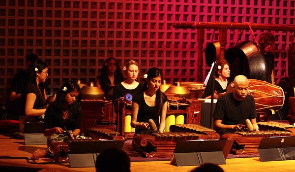 The Bates Gamelan Orchestra in March 2012.