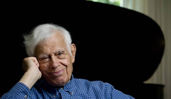 Pianist Frank Glazer in 2006. Phyllis Graber Jensen/Bates College.