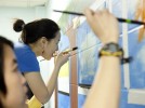 Bates students’ art brightens workday for emergency dispatchers
