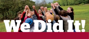 we did it
