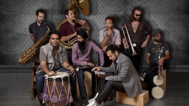 Red Baraat brings 'bhangra' and brass to the Olin Concert Hall stage.