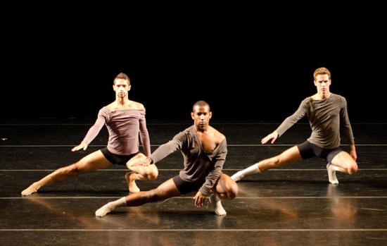 Students perform during the Bates Dance Festival. Photograph by Arthur Fink.