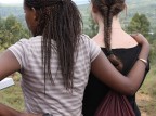 An image from the 2009 Bates visit to Rwanda for the course "Learning with the Orphans of the Rwanda Genocide."