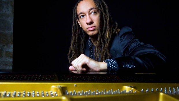 The Feb. 9 concert by jazz pianist Gerald Clayton is among the postponements caused by snowstorm Nemo. Photograph by Emra Islek.