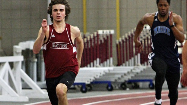 Record-holding sprinter Isaiah Spofford '15 will try the 400 meters this spring.
Photo by Tom Leonard '78.