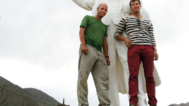 Keith Mellnick ’95 and Grif Peterson ’09.
Photo courtesy Keith Mellnick ’95