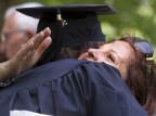 Bates expects to award bachelor's degree to approximately 450 students, representing 35 U.S. states and 28 countries, on May 26. Photograph by Phyllis Graber Jensen/Bates College.