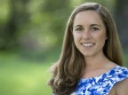 Emily "Libby" Egan was one of four seniors to be honored by the Harward Center for outstanding community-engaged academic work. Photograph by Phyllis Graber Jensen/Bates College.