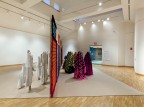 The Bates art museum is closed during summer 2013 for the replacement of its old halogen lights (shown in this image of Fransje Killaars' 2013 exhibition "Color at the Center") with energy-saving LEDs.