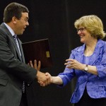 Adams ’92 receives Stangle Award for Distinguished Service Adams ’92 receives Stangle Award for Distinguished Service