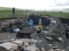 In the Shetland Islands, a Bates-directed archaeological dig, funded by the National Science Foundation, involves geologists, anthropologists, historians and biologists who are discovering the fate of a township named Broo that was buried in sand during the17th century Little Ice Age.