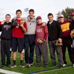 On a balmy winter day, the boys of summer take to Garcelon Field for some baseball On a balmy winter day, the boys of summer take to Garcelon Field for some baseball