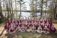 For the second straight year, women’s rowing heads to the NCAA Championships, May 29-30 in Gold River, Calif., as the top-ranked Division III team. Watch the team’s quest for the college’s first-ever NCAA team championship at live.ncaa.com/liveschedule. (Josh Kuckens/Bates College)