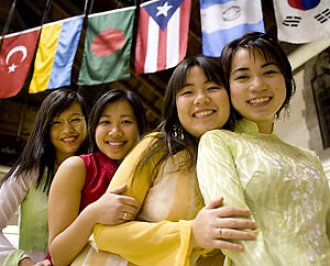 Students at Bates' Annual International Club Dinner Students at Bates' Annual International Club Dinner