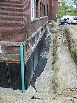 Hedge Hall's foundation. Hedge Hall's foundation.
