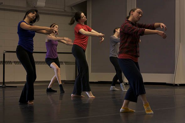 Members of the Bates Modern Dance Company Members of the Bates Modern Dance Company