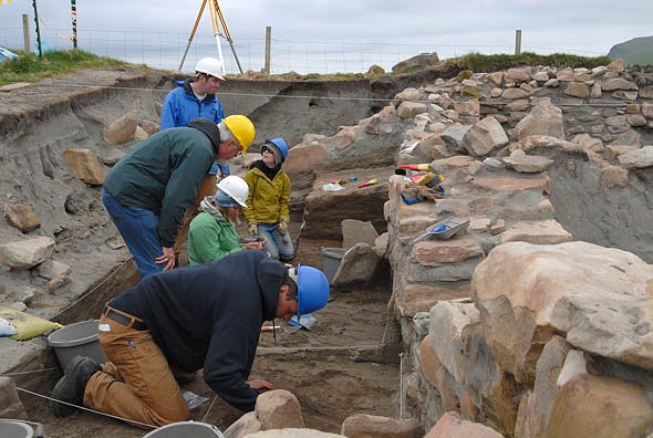 Broo archaeological dig Broo archaeological dig