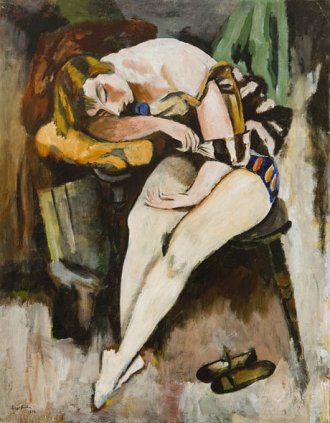 'Sleeping Girl' by Walt Kuhn 'Sleeping Girl' by Walt Kuhn