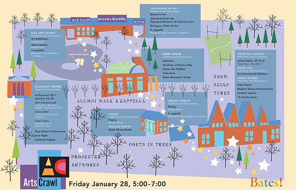 Arts Crawl map Arts Crawl map