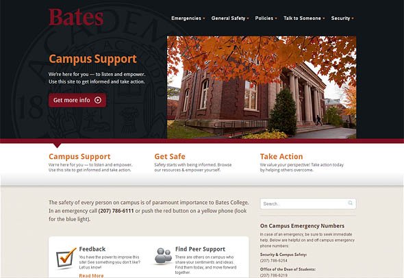 Campus Support website Campus Support website