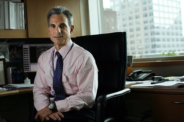 Dr. Howard Scher '72, photographed at Memorial Sloan-Kettering Cancer Center, where he is chief of the genitourinary oncology service at Sloan-Kettering. Dr. Howard Scher '72, photographed at Memorial Sloan-Kettering Cancer Center, where he is chief of the genitourinary oncology service at Sloan-Kettering.