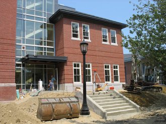 New steps, Roger Williams Hall New steps, Roger Williams Hall