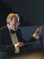 Choir director John Corrie Choir director John Corrie