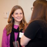 L to R: Margaret Harrison '12, Nina Emmi '10, Asst. Director of Annual Giving.