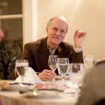 L to R: Margaret Harrison '12 Herman Lilja '65, P'94, P'96, P'98, Irwin Flashman '65
