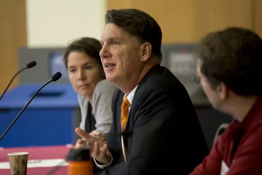 Teaching as if Their Lives Depend on it: Preparing Students for Bates and Beyond
Whether your children are first-years or seniors, they will be anxious about getting a job after Bates. Parents are not immune to this anxiety either. While they are here, we encourage our students to be engaged, motivated, and to challenge themselves in their academic work. It’s a continuum: students develop both habits of mind and practices that they’ll carry from their academic work into lives of engaged citizenship. How do the liberal arts prepare individuals for life beyond college? Why does intellectual breadth in college enrich one’s life both at Bates and in the future? How do we challenge students to discover new passions and the wide range of options open to them? What do we need to instill in our students to help them succeed in college and beyond? In this panel discussion, professors from a variety of disciplines talk about teaching for life, pre-professionalism and discovery, and tout the benefits of finding one’s path and wandering off it.

Moderator: Kathryn Low, Professor of Psychology and Interim Vice President for Academic Affairs and Dean of the Faculty

Panelists:

Lee Abrahamsen, Associate Professor of Biology and Chair of Medical Studies Committee
Matthew Jadud, Associate Professor of Digital and Computational Studies
Kirk Read, Professor of French and Francophone Studies
Mara Tieken, Associate Professor of Education
Pettengill Hall, Keck Classroom (Room G52)