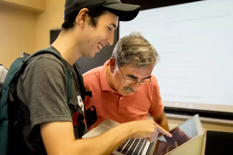 Professor of Spanish and Latin American Studies Baltasar Fra-Molinero teaches SPAN 201 - A - 90272 - Intermediate Spanish I in Roger Williams