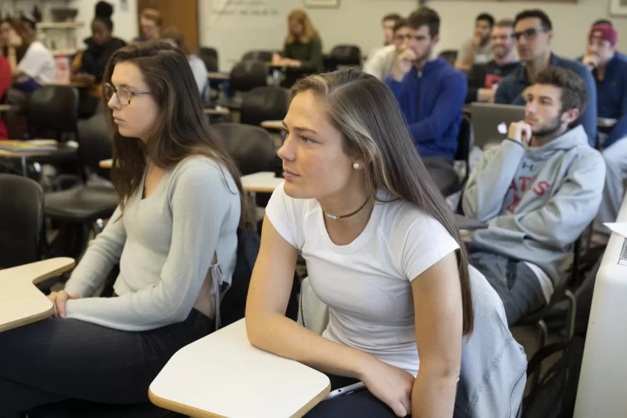 =Economics class sends team to Fed Challenge at Federal Reserve Bank in Boston

The course is “Central Banking and the College Fed Challenge” taught by visiting professor Michael Osei

Course meets Tue-Thur, 11-12:20, Pettigrew 300, The final team will be chosen on 10/31.
11:05: Five-person team has moot presentation on Tues, Nov. 5.
The team goes to the 2019 Boston Regional Fed Challenge competition at the Federal Reserve Bank of Boston on Friday, Nov. 8. Other students will go to Boston and support the team.
The team presents their views on the ideal course of U.S. monetary policy and field questions from outside economists. Here is a report containing the class’s views on the current state of the U.S. economy and the outlook as of Oct. 14.
If they win, the team will then advance to the National Competition at the Board of Governors in Washington D.C.  

Heads-up: so a total of 26 teams (23 University/College teams and 3 community colleges) have registered for the competition.   

Here are the lists:
Presenters (5)
Jackson Davis
Ryan Rigione
Thomas Dodge
Jonathan Nichols
James MacDonald

Sophie Matt (alternate)
Espen Wheeler (run slides)
Jeff Yang  (participant)
Ethan Johnson (participant)
Chris Bierwirth (driver)