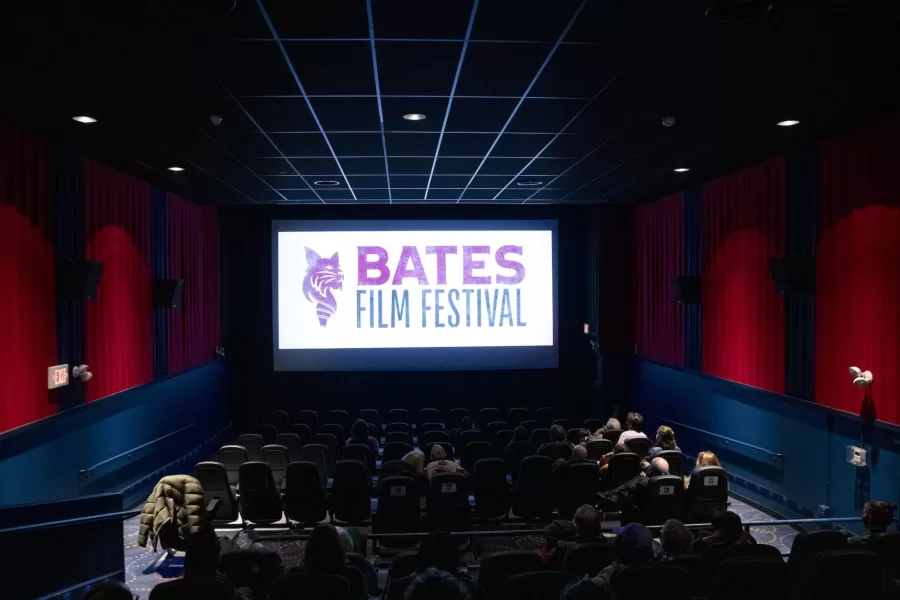 Bates Film Festival at the Nordica Theatre in Freeport Maine on Saturday, April 2,2022. 

Inside theater for screening of “Memoria.”