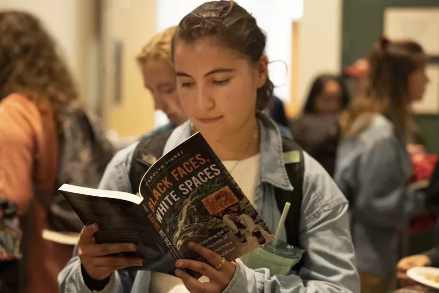 The Bates College Philip J. Otis Committee invites you to attend The 25th Annual Otis Lecture, made possible by the Philip J. Otis ’95 Endowment

Carolyn Finney, author of Black Faces, White Spaces: Reimagining the Relationship of African Americans to the Great Outdoors will deliver a talk entitled “Reparative Gestures: On Race, Redemption and (Re)making a Green World.” A book signing will follow the lecture.

Wednesday, October 12, 2022
7:30 p.m.
Olin Arts Center Concert Hall
Bates College