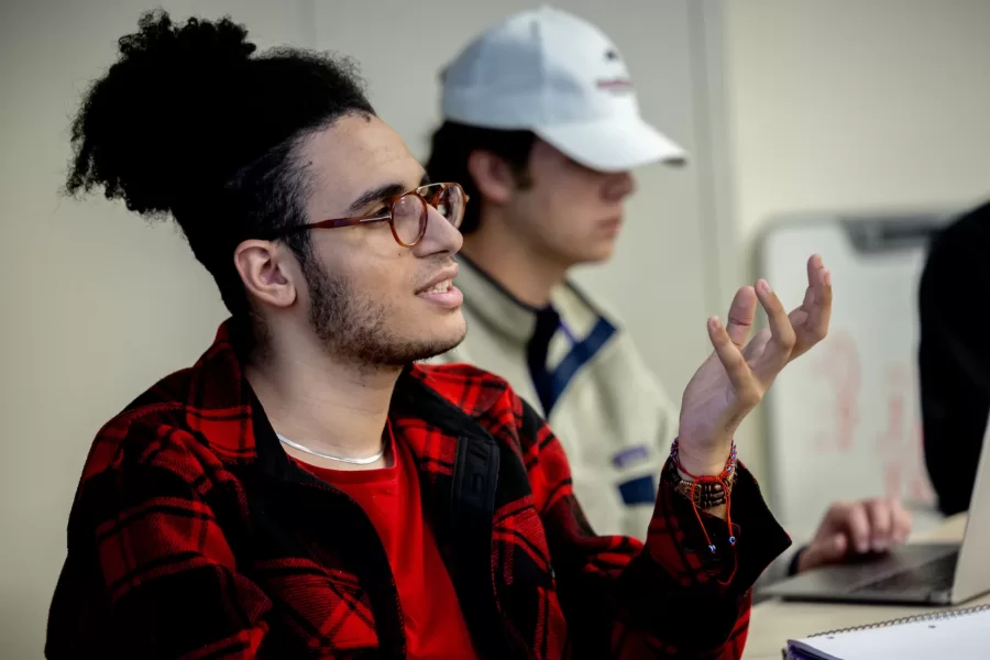 Associate Professor of Mathematics Katy Ott teaches “Mathematics for Justice" course in Carnegie 339 on Thursday, Sept. 28, at 1:10 p.m.

MATH 233 - Mathematics for Social Justice
This course teaches quantitative literacy, critical thinking and problem solving skills in a socially relevant context. Students use mathematics as a powerful analytic framework for understanding and developing realistic solutions to issues of social, political, and economic justice. The overarching goal of this course is for students to develop the ability and inclination to use mathematics to understand, and improve, the world around them. Prerequisite(s): MATH 106. Recommended background: MATH 205.