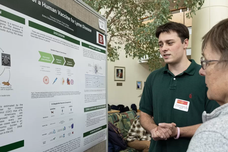 It’s quintessential Bates as the college community shows the power of love in supporting students and their academic achievements at Mount David Summit.

Friday, April 5, 2024 in Pettengill Hall.